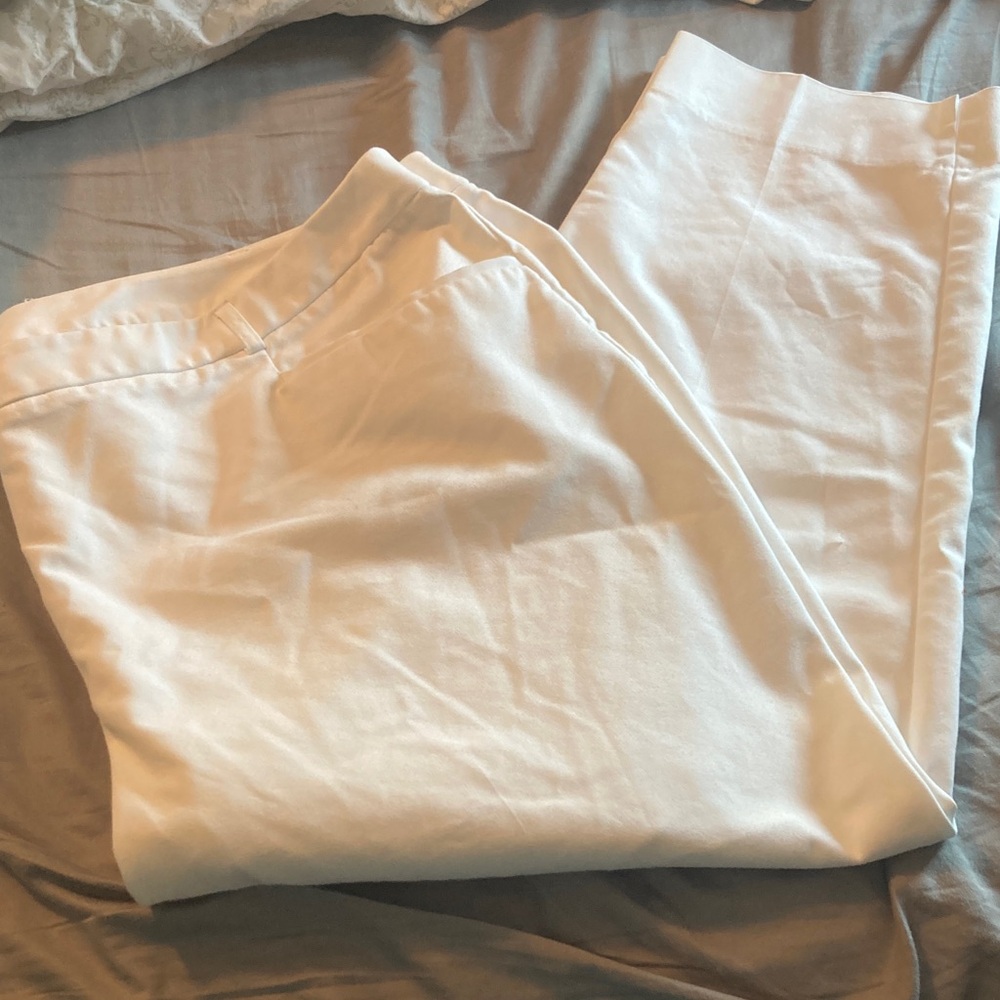 Lane Bryant white Dress Pants